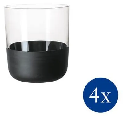 Zdjęcie produktu dla Villeroy&Boch - Szklanka do whisky 250 ml 4 szt. Manufacture Rock Czarna