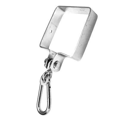 Produktbild von Schaukelhaken 100x100 mm verzinkt mit Karabiner Set