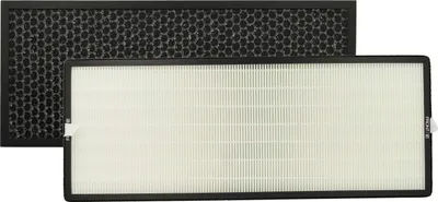 Produktbild von vhbw 2-teiliges Filter-Set Ersatz für Rowenta XD6077F0, XD6061F0 für Luftreiniger - HEPA-Filter, Aktivkohlefilter