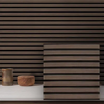 Productafbeelding van Zelfklevende wandpanelen – houtlook – 10 stuks