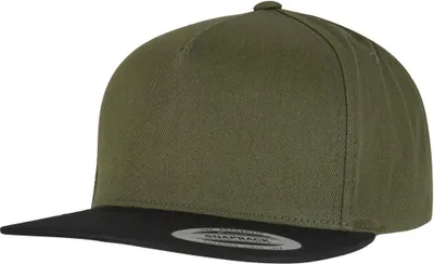 Obrázek produktu pro Kšiltovka Urban Classics Classic 5 Panel Snapback olive/black - UNI