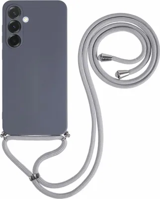 Produktbild von Samsung Galaxy A56 Hülle - Coverup Colour TPU Back Cover mit Handykette - Slate Grey