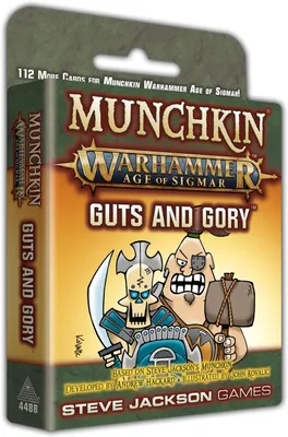 Produktbild von Munchkin Warhammer Age of Sigmar: Guts and Gory, Kartenspiel, Rollenspiele, 10 Jahr(e), 60 min