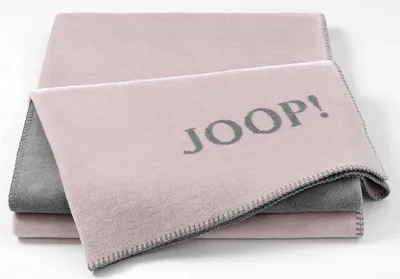 Produktbild von JOOP! Wohndecke Uni Doubleface l Größe 150x200 cm l Farbe Rosé Graphit