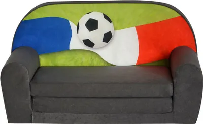 Produktbild von Kindersofa "MINI" zum Aufklappen FANZONE Football FR W386 18 FORTISLINE