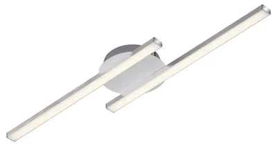 Obrázek produktu pro LED stropní svítidlo Frame, lustr, teplá bílá, stříbrná barva, 56 x 12 x 4 cm
