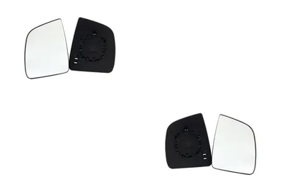 Image de Johns, Rétroviseur en verre pour Fiat Doblo (152) 02/10- Set left & right top