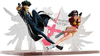 Produktbild von Megahouse Cowboy Bebop Spike Und Faye Figur 22 Cm Mehrfarbig  Mehrfarbig One Size
