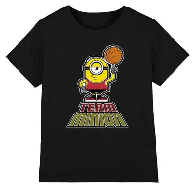 Produktbild von Minions - "Team" T-Shirt für Kinder TV38140 (140-146) (Schwarz), KI-generiertes Bild