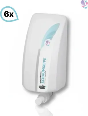 Produktbild von Schaumseife parfümfrei, mild Lavela, 6x1-Liter Kartuschen 15.000 Anwendungen je SET : Farbe - Weiß, Verpackungseinheiten - 1 Set Farbe: Weiß Verpackungseinheiten: 1 Set