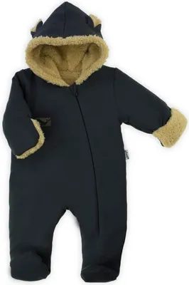 Produktbild von Winter-Kinderoverall Nicol Miki graphit, Gr. 62 (3-6m)