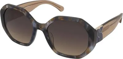 Produktbild von Kate Spade KS FLYNNIE/G/S Blue havana brown 54/20/140 Damen Sonnenbrillen