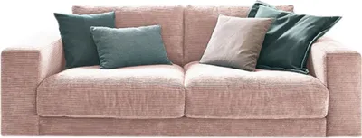 Produktbild von KAWOLA Sofa MADELINE 2-Sitzer Cord rosa
