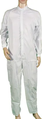 Image de Fristads Kansas XR50 Combinaison pour salle blanche XR50 Blanc, Taille:L