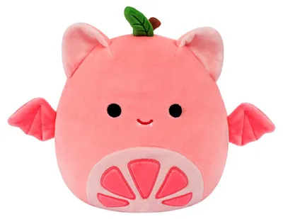 Productafbeelding van SQUISHMALLOWS Grapefruitvleermuis - Jabari, 20 cm