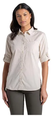 Image de Craghoppers Kiwi Iii Chemise à manches longues Beige 44 Femme Beige 44
