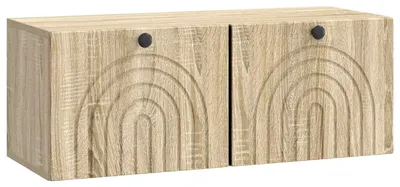 Productafbeelding van vidaXL Wandmeubel voor televisie, Sonoma-eikenhout, 78,5 x 31 x 30 cm