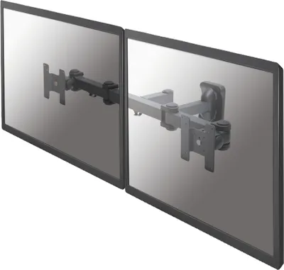 Produktbild von Neomounts FPMA-W960D - Klammer - Voll beweglich - für 2 LCD-Displays - Schwarz - Bildschirmgröße: 25.4-68.6 cm (10"-27") - Wandmontage