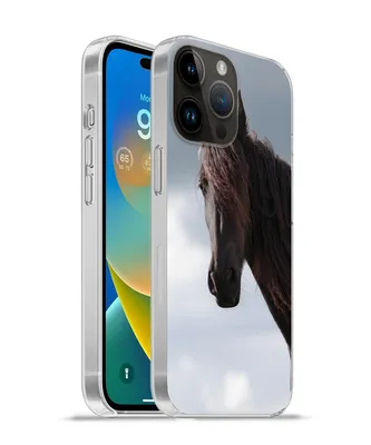 Produktbild von MuchoWow® Handyhülle Schutzhülle Hülle für Apple iPhone 14 Pro Max Pferde - Himmel - Porträt Silikon Softcase Handy Hülle - Hardcover