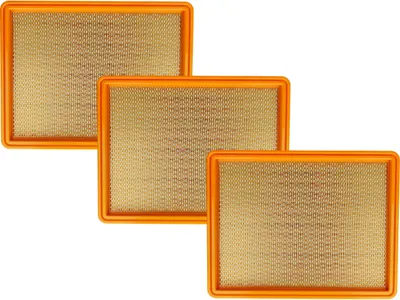 Produktbild von vhbw Filterset 3x Staubsaugerfilter kompatibel mit Kärcher NT 702 I, NT 720, NT 762 Eco Staubsauger - Hauptfilter, Flachfalten-Filter