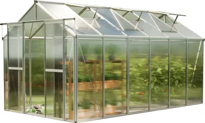 Zdjęcie produktu dla GFP szklarnia SAPHIR 6 rama aluminiowa 259x384 cm - płytami poliwęglanowymi ok. 8 mm