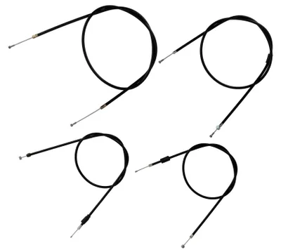 Image de Set: Câbles Bowdow noirs, pour guidon hauts - pour Simson S50