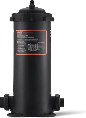 Immagine prodotto di Filtro per piscina a cartuccia VEVOR 380 x 380 x 710 mm Filtro per piscina da incasso, sistema di filtrazione per piscine fuori terra con filtro di aggiornamento e alloggiamento a prova di perdite per vasche idromassaggio spa piscine gonfiabili