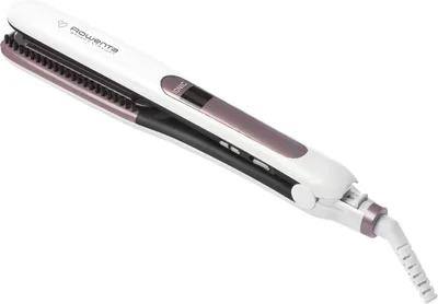 Obrázok produktu pre Rowenta SF7510, Žehlička na vlasy, 130 °C, 200 °C, 15 s, Biela, 2 m