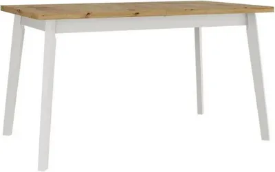 Obrázek produktu pro Rozkládací jídelní stůl 140x80 AMES 5 - dub artisan / bílý