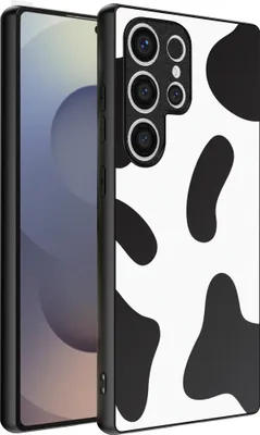 Image de Étui pour téléphone portable Smartphonica
Convient au Samsung Galaxy S25 Ultra avec motifs de vache - TPU
Coque arrière avec motifs de vaches