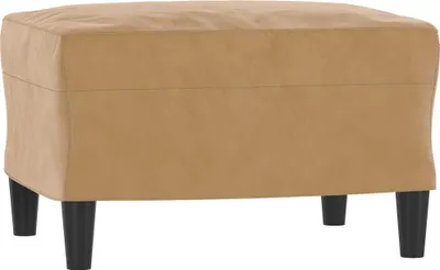 Produktbild von vidaXL Fußhocker Braun 60x50x41 cm Samt