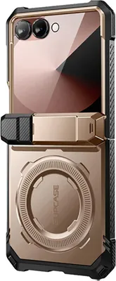 Produktbild von Supcase, Unicorn Beetle Grip Hülle Galaxy Z Flip7 mit Kickstand, Gold