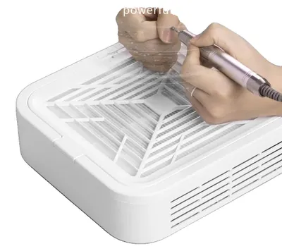 Obrázek produktu pro Odsavač nehtového prachu, výkon 120 W, nastavitelné rychlosti, BÍLÁ
