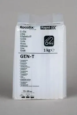 Image de Bâtons de colle pour pistolet 1 kg, GEN-T RAPID, Transparent, Diamètre 12 mm, Longueur 190 mm