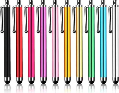 Produktbild von Touchscreen-Stifte [Pack von 20] Universelle kapazitive Stiftchen - verschiedene Farben