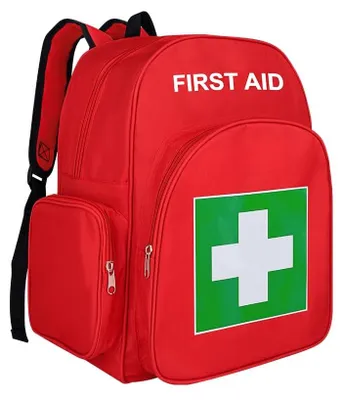 Produktbild von Leere Erste-Hilfe-Rucksack für Notfälle