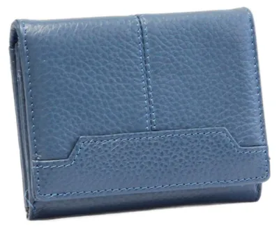 Produktbild von irisaa Kartenetui Damen & Herren, Kleine Geldbörse mit Münzfach, Kartenhalter mit 8 Kartenfächern, Mini Portemonnaie Slim Wallet mit Scheinfach, 10 x 8 cm