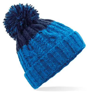 Image de Beechfield - Bonnet unie pour homme/femme Apres FK1178 (taille unique) (bleu azur/bleu marine)
