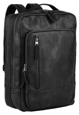 Produktbild von Rucksack camel active Herren Traces Schwarz mit Laptopfach, 15,6 Zoll, Menswear
