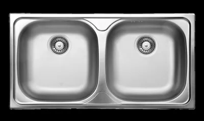 Produktbild von 2-bowl steel sink