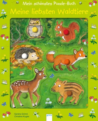 Produktbild von Schönstes Puzzle Buch - Waldtiere