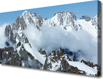 Produktbild von Tulup Leinwand-Bilder 100x50 Wandbild Canvas Kunstdruck Gebirge Landschaft