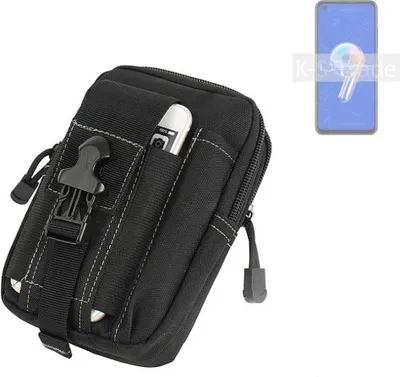 Produktbild von K-S-Trade Gürtel Tasche kompatibel mit Asus Zenfone 9 Gürteltasche Holster Schutz Hülle Handy Hülle Smartphone outdoor Handy-Hülle schwarz