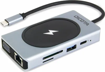 Produktbild von DICOTA - Dockingstation - USB-C - VGA, HDMI