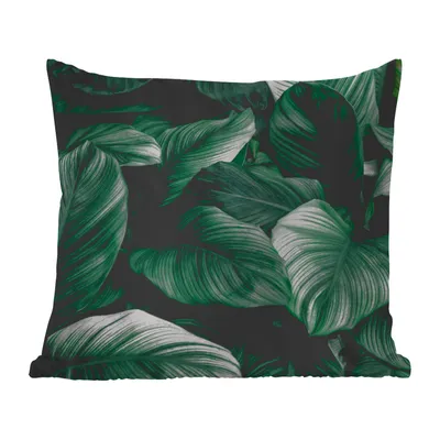 Obrázek produktu pro MuchoWow® Vnější polštář - Džungle - Listy - Tropické - Rostliny - Příroda -40x40 cm- Odolnost proti povětrnostním vlivům - polštář do obývacího