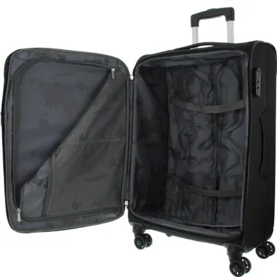 Produktbild von Franky Koffer Reisegepäck Spinner Gr. L T1S-DR 79 cm Schwarz