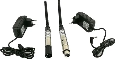 Obrázok produktu pre Bezdrôtový prijímač a vysielač DMX512, dosah 300 m, 126 kanálov, DMX 1T1R, zástrčka EU-a