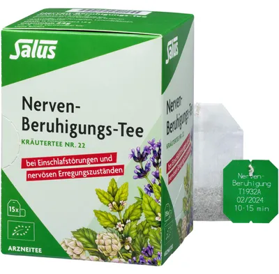 Zdjęcie produktu dla Salus Nerve Calming Tea, herbata ziołowa nr 22 15 kapsułek