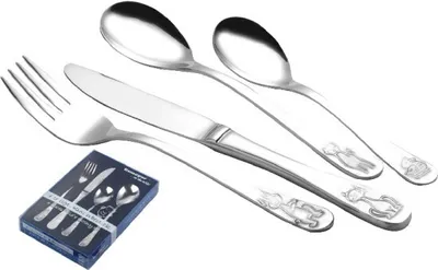Produktbild von Esmeyer Kinderbesteck BAMBINO, 4- teilig, Edelstahl (6450109)