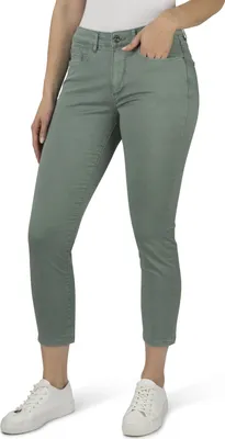 Produktbild von Stooker Women FLORENZ  COLOUR Damen 5-Pocket-Jeans Slim Fit 38 (Länge 26) chinoise green